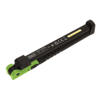 Rechargeable Slim Folding Pocket Light 2 COB & 1 SMD LED - Green LED01G