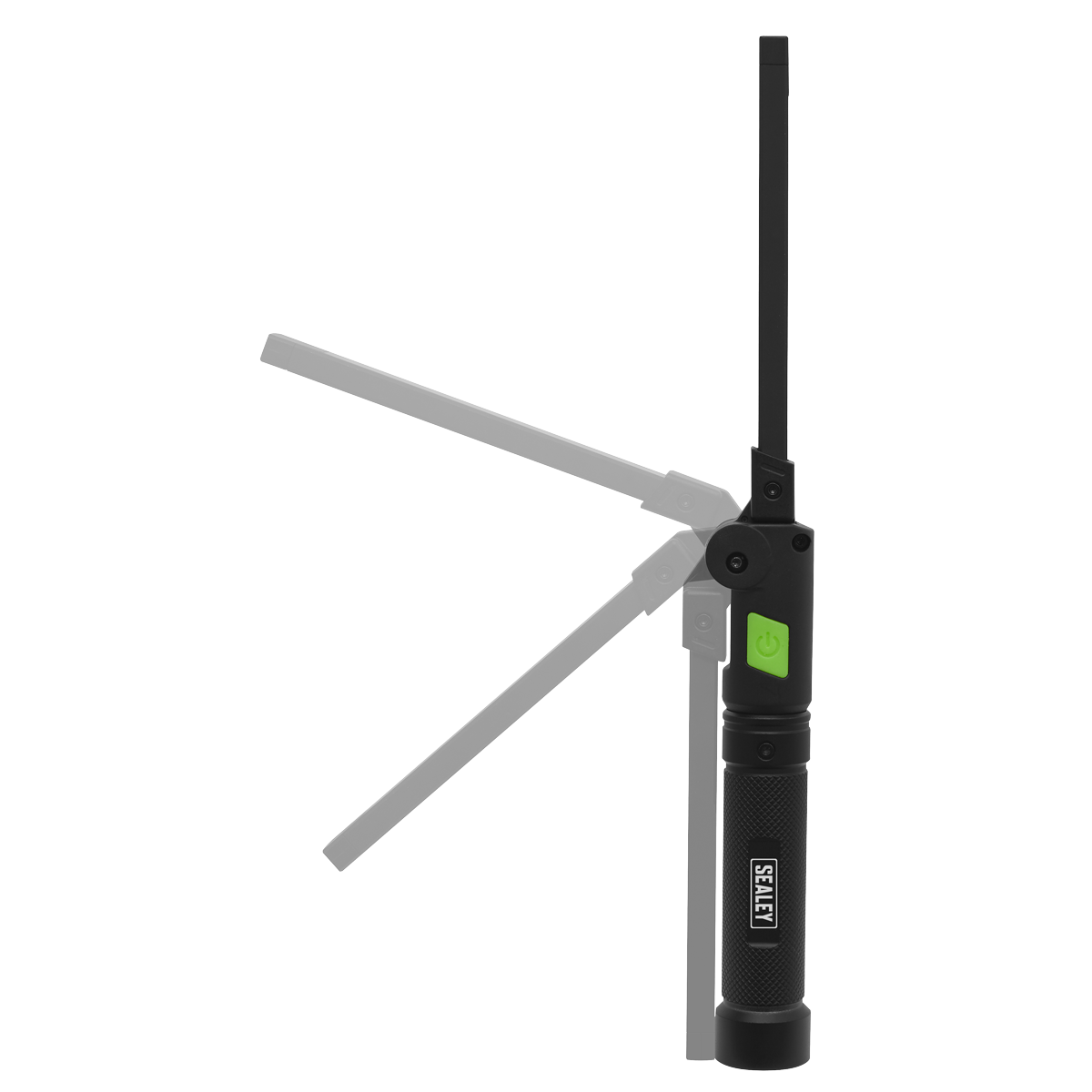 Rechargeable Aluminium Folding Pocket Light 2 COB & 1 SMD LED LED02G