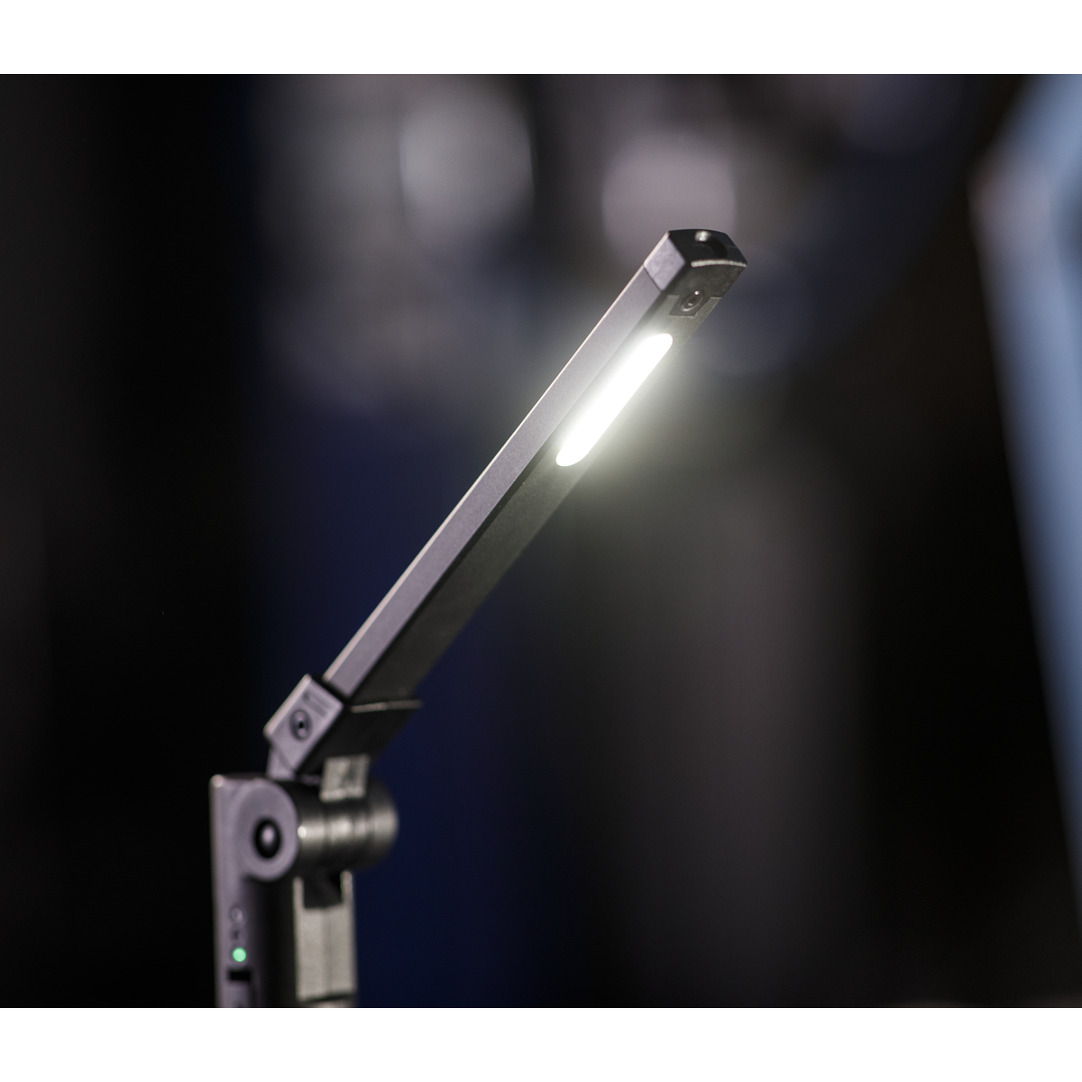 Rechargeable Aluminium Folding Pocket Light 2 COB & 1 SMD LED LED02G