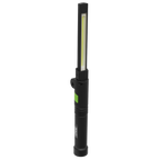 Rechargeable Aluminium Folding Pocket Light 2 COB & 1 SMD LED LED02G