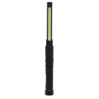Rechargeable Aluminium Folding Pocket Light 2 COB & 1 SMD LED LED02G