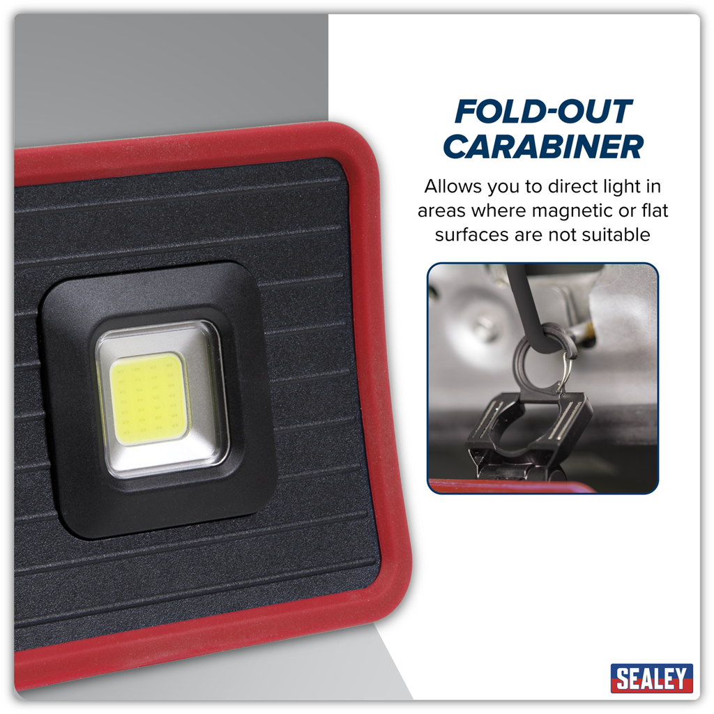 Rechargeable Pocket Floodlight with Power Bank 10W COB LED LED1000PB