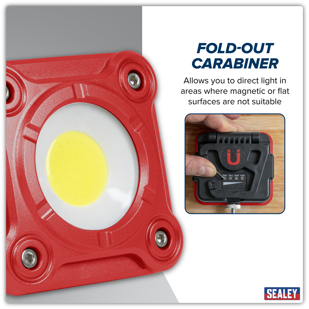 Rechargeable Pocket Floodlight 10W COB LED LED1000