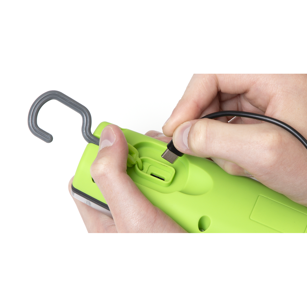 LED Twist® Rechargeable Inspection Light 8W COB & 1W SMD LED, Green - Box of 12 LED1001GDB