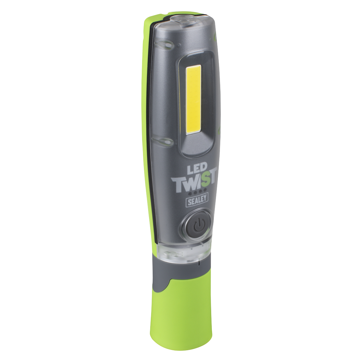 LED Twist® Rechargeable Inspection Light 8W COB & 1W SMD LED, Green - Box of 12 LED1001GDB