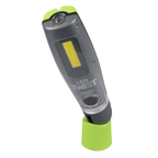 LED Twist® Rechargeable Inspection Light 8W COB & 1W SMD LED, Green - Box of 12 LED1001GDB