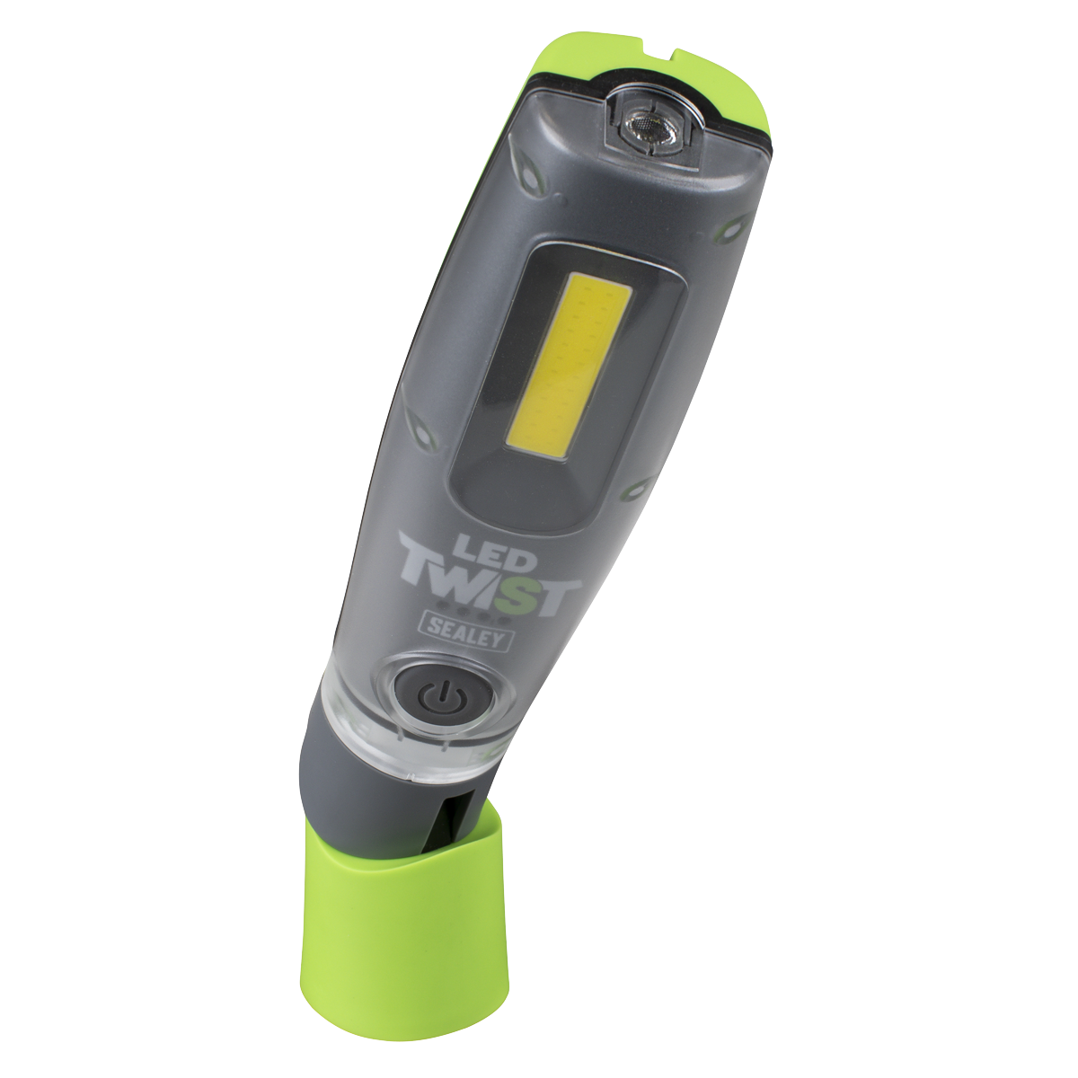 LED Twist® Rechargeable Inspection Light 8W COB & 1W SMD LED, Green - Box of 12 LED1001GDB