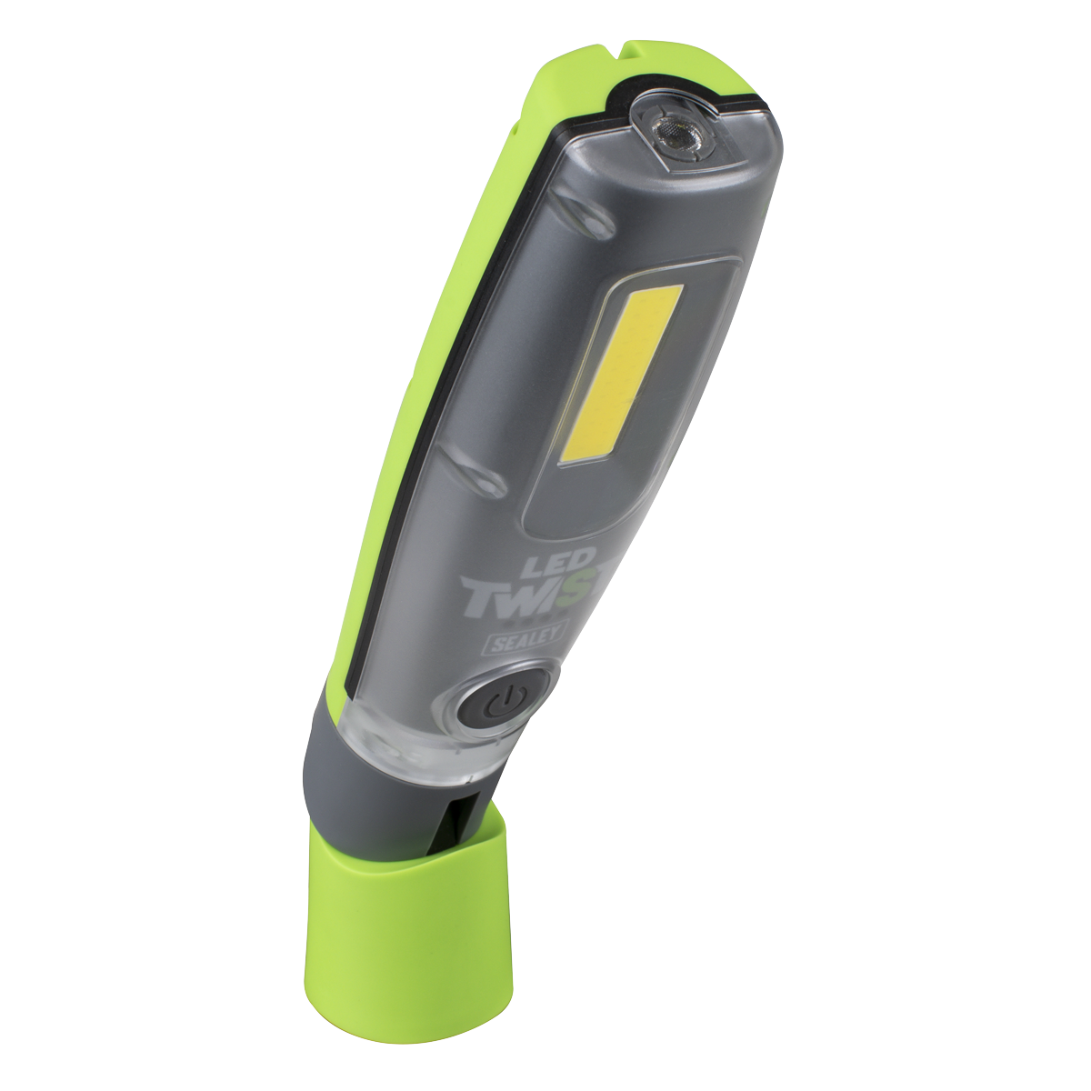 LED Twist® Rechargeable Inspection Light 8W COB & 1W SMD LED, Green - Box of 12 LED1001GDB