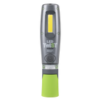 LED Twist® Rechargeable Inspection Light 8W COB & 1W SMD LED, Green - Box of 12 LED1001GDB