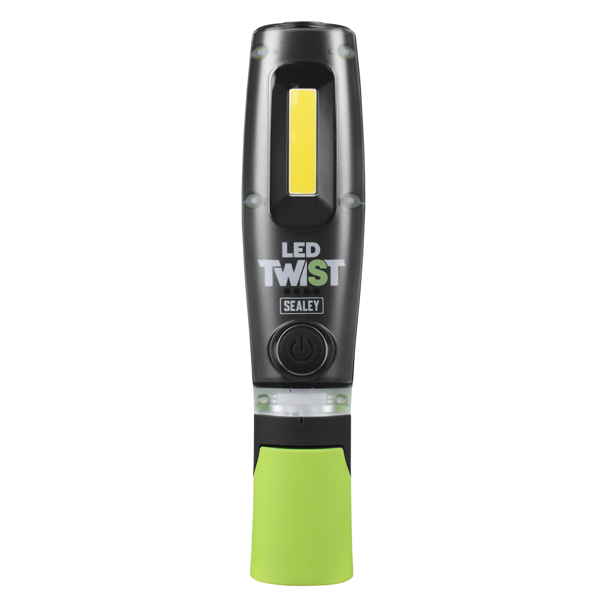 LED Twist® Rechargeable Inspection Light 8W COB & 1W SMD LED, Green - Box of 12 LED1001GDB
