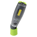 LED Twist® Rechargeable Inspection Light 8W COB & 1W SMD LED - Green LED1001G