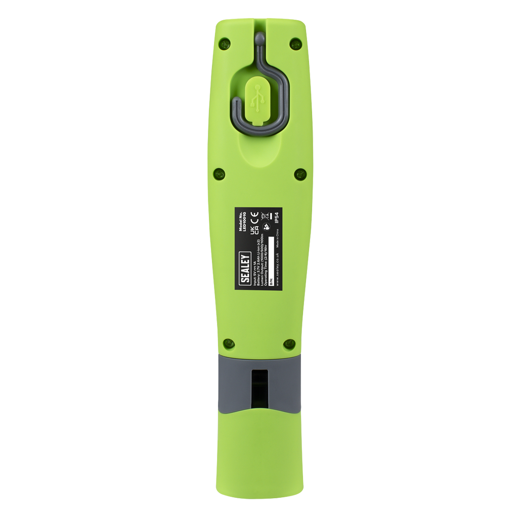 LED Twist® Rechargeable Inspection Light 8W COB & 1W SMD LED - Green LED1001G