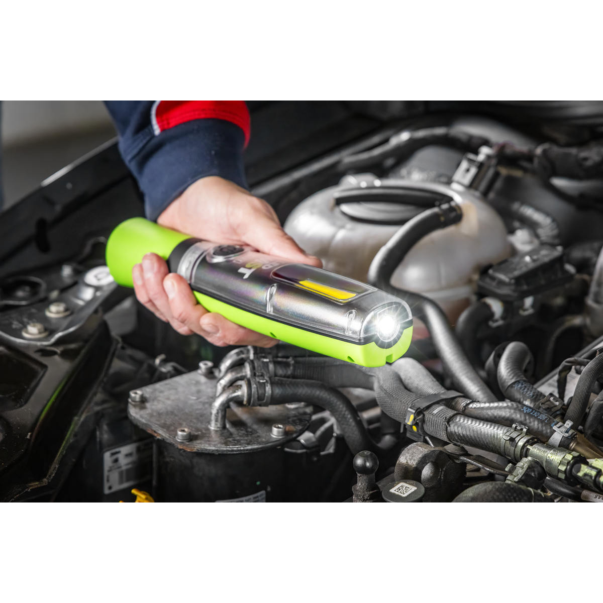 LED Twist® Rechargeable Inspection Light 8W COB & 1W SMD LED - Green LED1001G