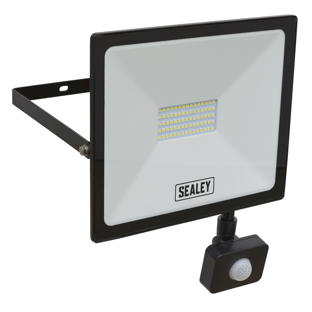 Extra-Slim Floodlight with PIR Sensor 50W SMD LED LED113PIR