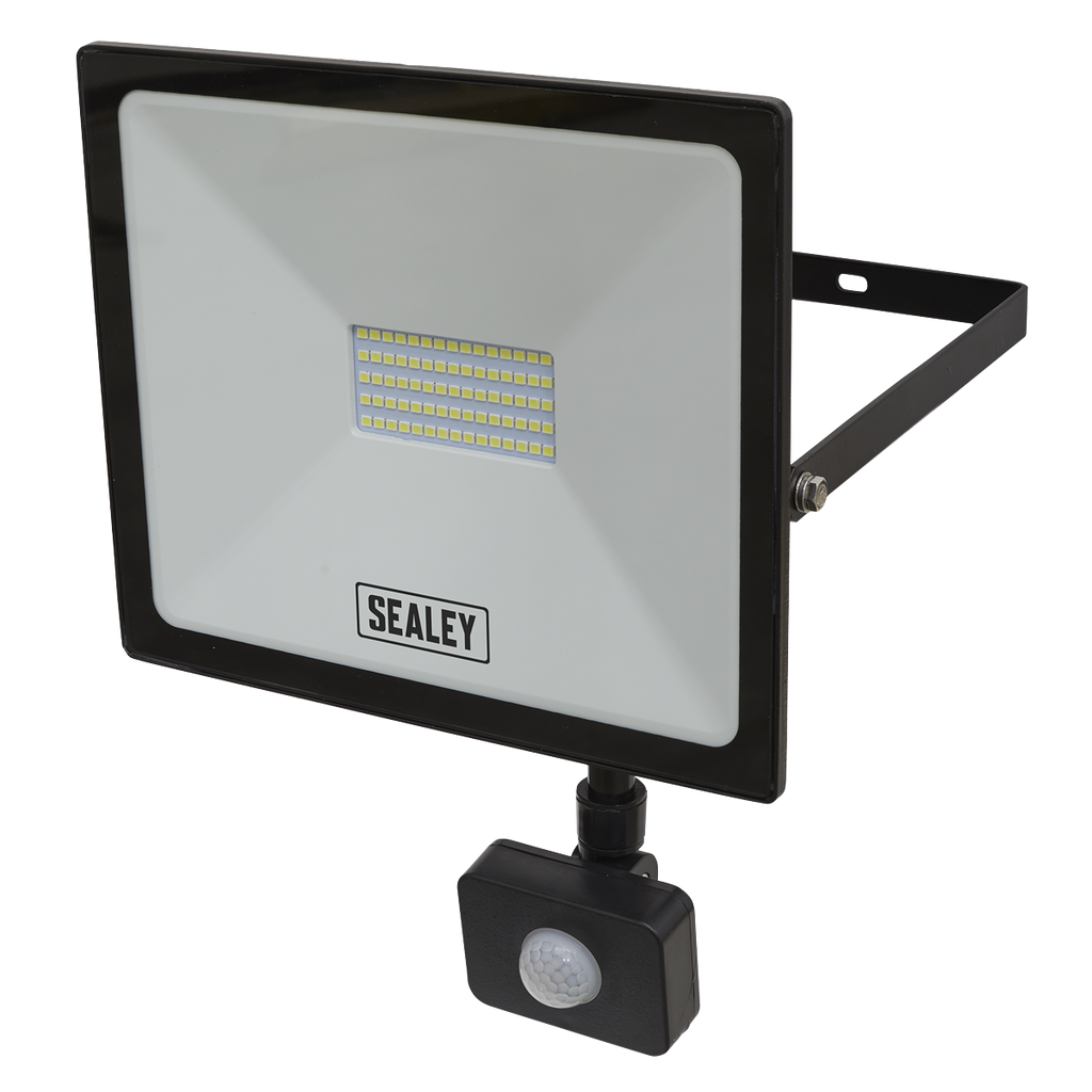 Extra-Slim Floodlight with PIR Sensor 50W SMD LED LED113PIR