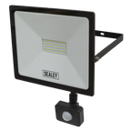 Extra-Slim Floodlight with PIR Sensor 50W SMD LED LED113PIR