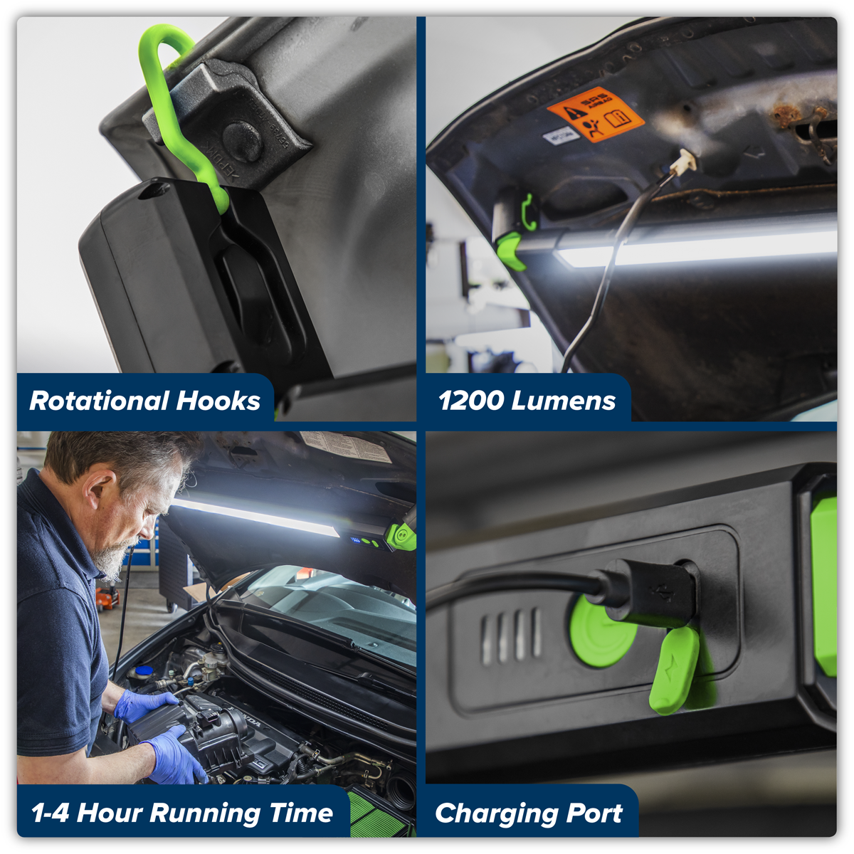 Under-Bonnet Rechargeable Light 13W SMD LED LED139