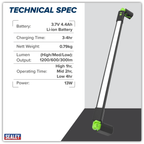 Under-Bonnet Rechargeable Light 13W SMD LED LED139