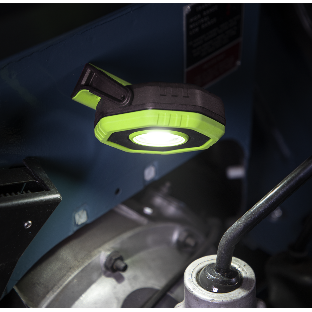 360° Rechargeable Pocket Floodlight with Magnet 14W COB LED - Green LED1400P