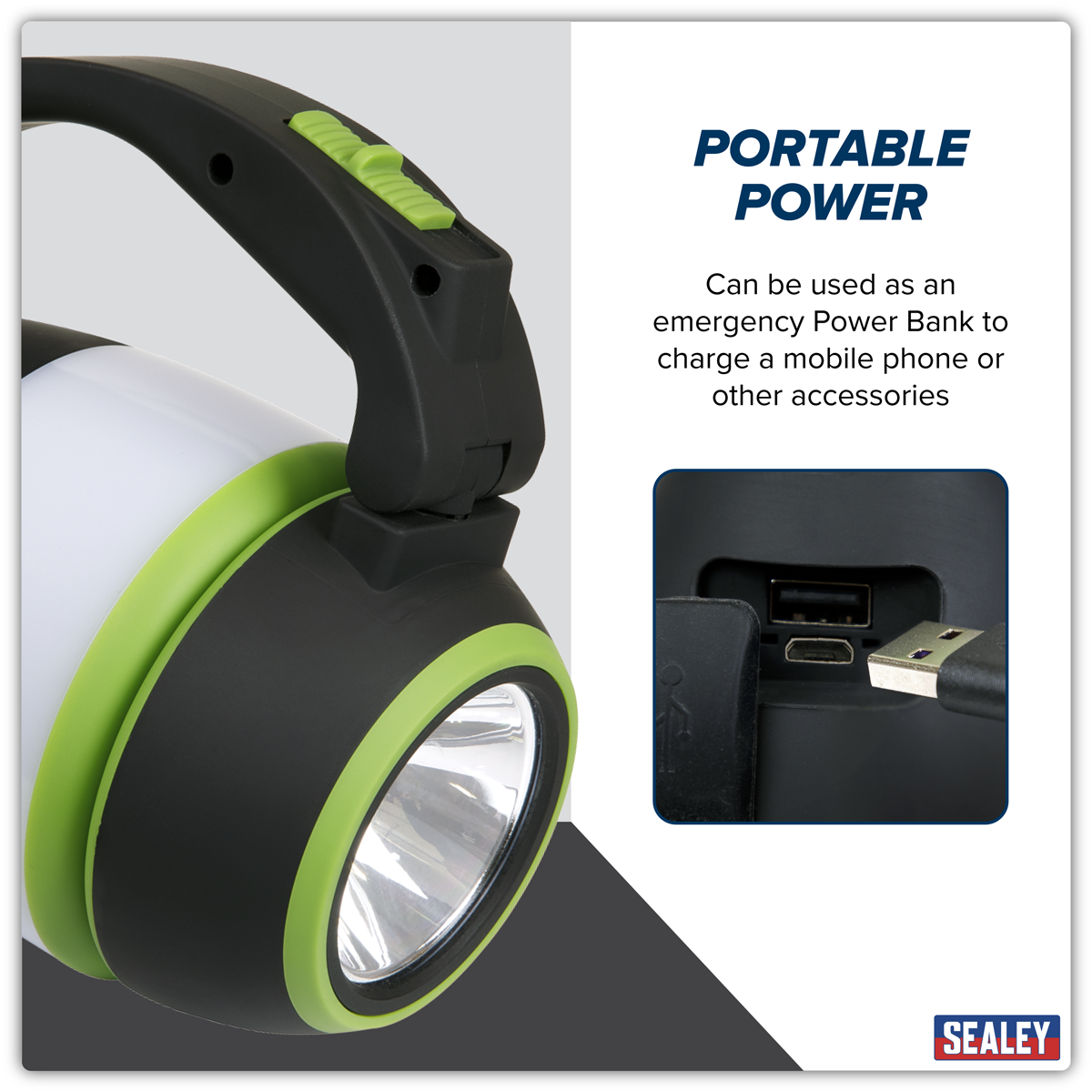 Rechargeable 3-in-1 Spotlight 3W SMD LED LED140