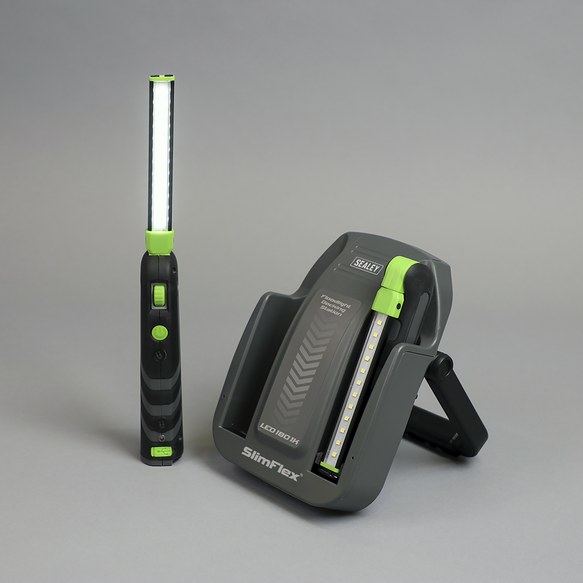 Rechargeable Floodlight/Folding Inspection Light Docking Station Kit LED1801K