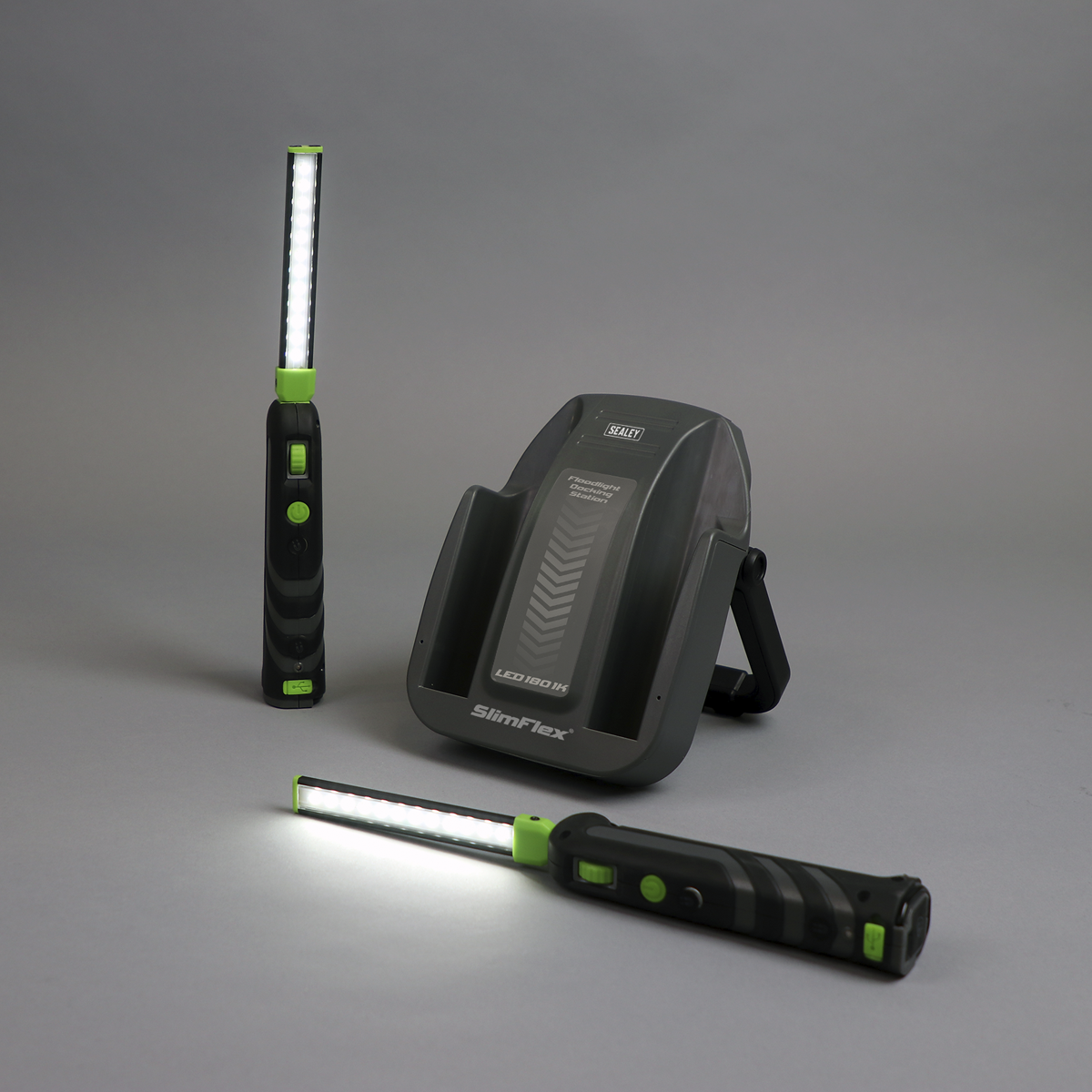 Rechargeable Floodlight/Folding Inspection Light Docking Station Kit LED1801K