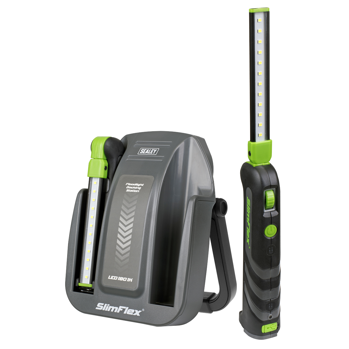 Rechargeable Floodlight/Folding Inspection Light Docking Station Kit LED1801K