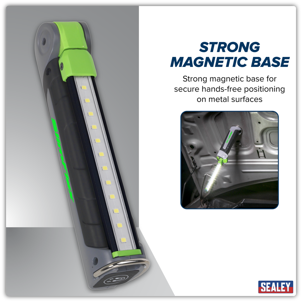Rechargeable Slim Folding Inspection Light 4W & 1W SMD LED LED180