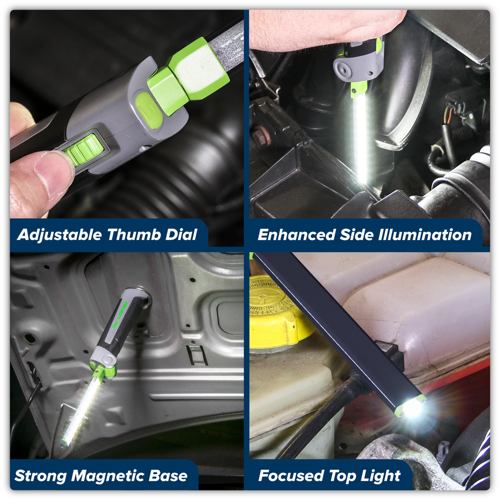 Rechargeable Slim Folding Inspection Light 4W & 1W SMD LED LED180