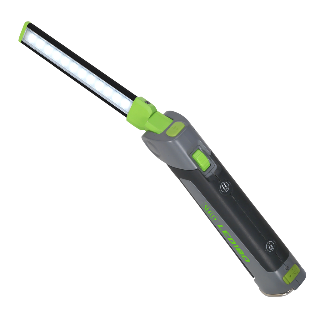 Rechargeable Slim Folding Inspection Light 4W & 1W SMD LED LED180