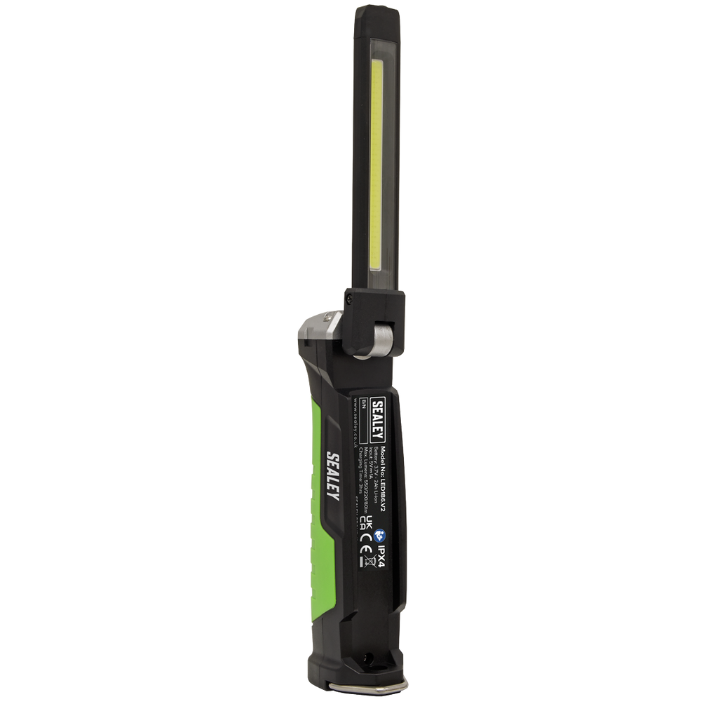 Rechargeable Slim Folding Inspection Light 6W COB LED & 1W SMD LED LED186