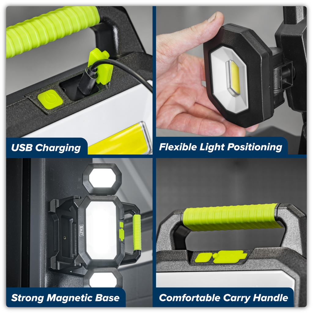 Rechargeable Flexible Floodlight 31W & 26W COB LED LED18WFL