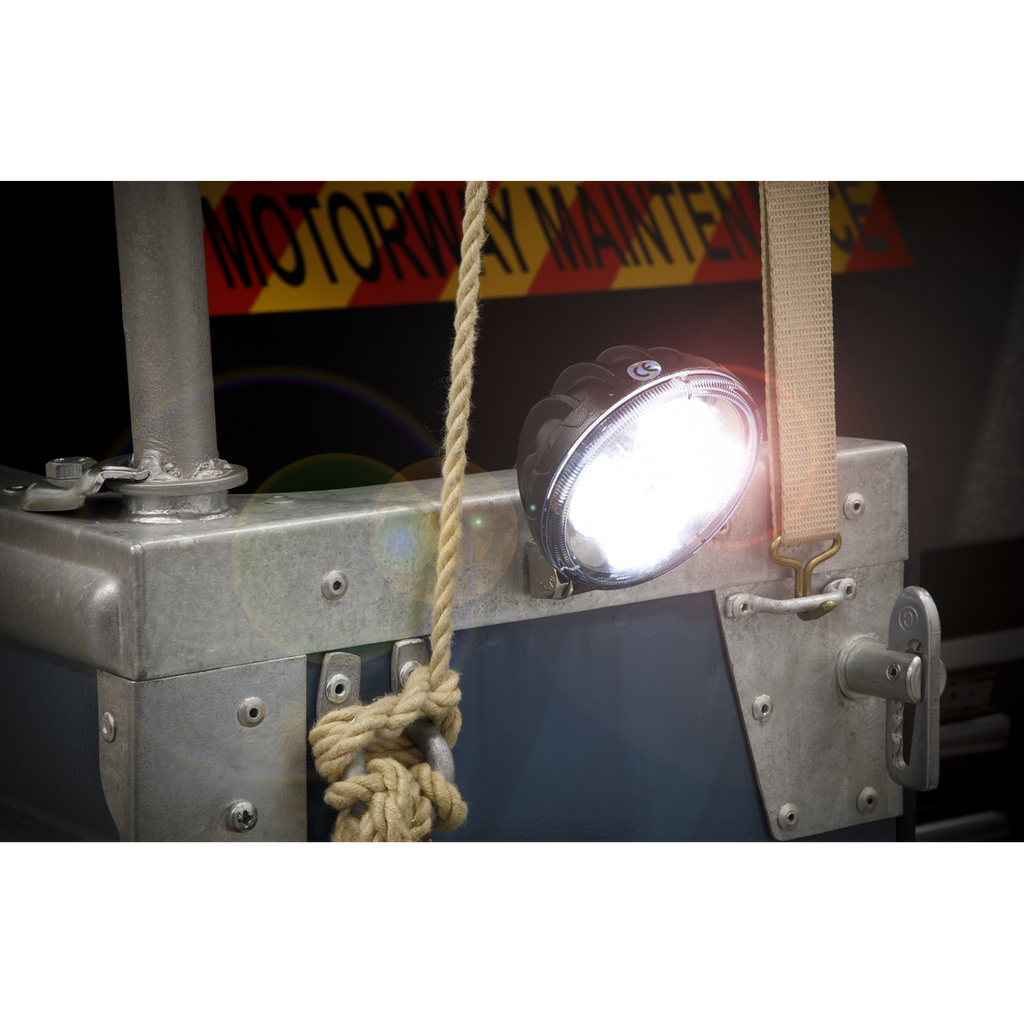 Mini Round Worklight with Adjustable Bracket 12W SMD LED LED1R