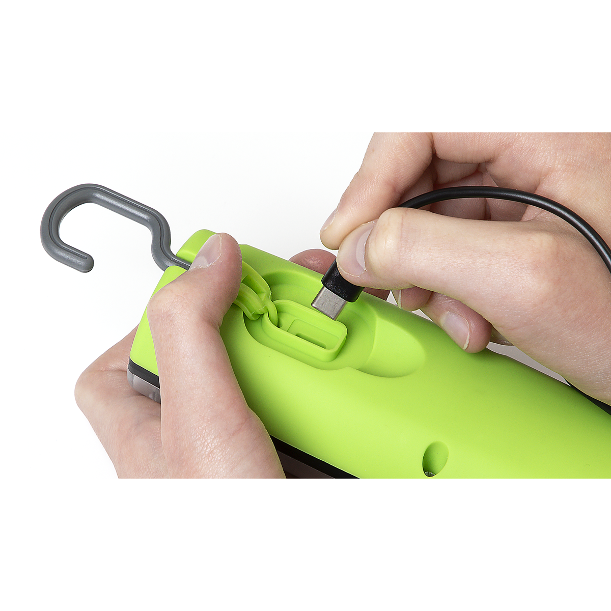 LED Twist® Rechargeable Inspection Light 16W COB & 1W SMD LED, Green - Display Box of 12 LED2001GDB