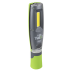 LED Twist® Rechargeable Inspection Light 16W COB & 1W SMD LED, Green - Display Box of 12 LED2001GDB