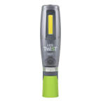 LED Twist® Rechargeable Inspection Light 16W COB & 1W SMD LED, Green - Display Box of 12 LED2001GDB