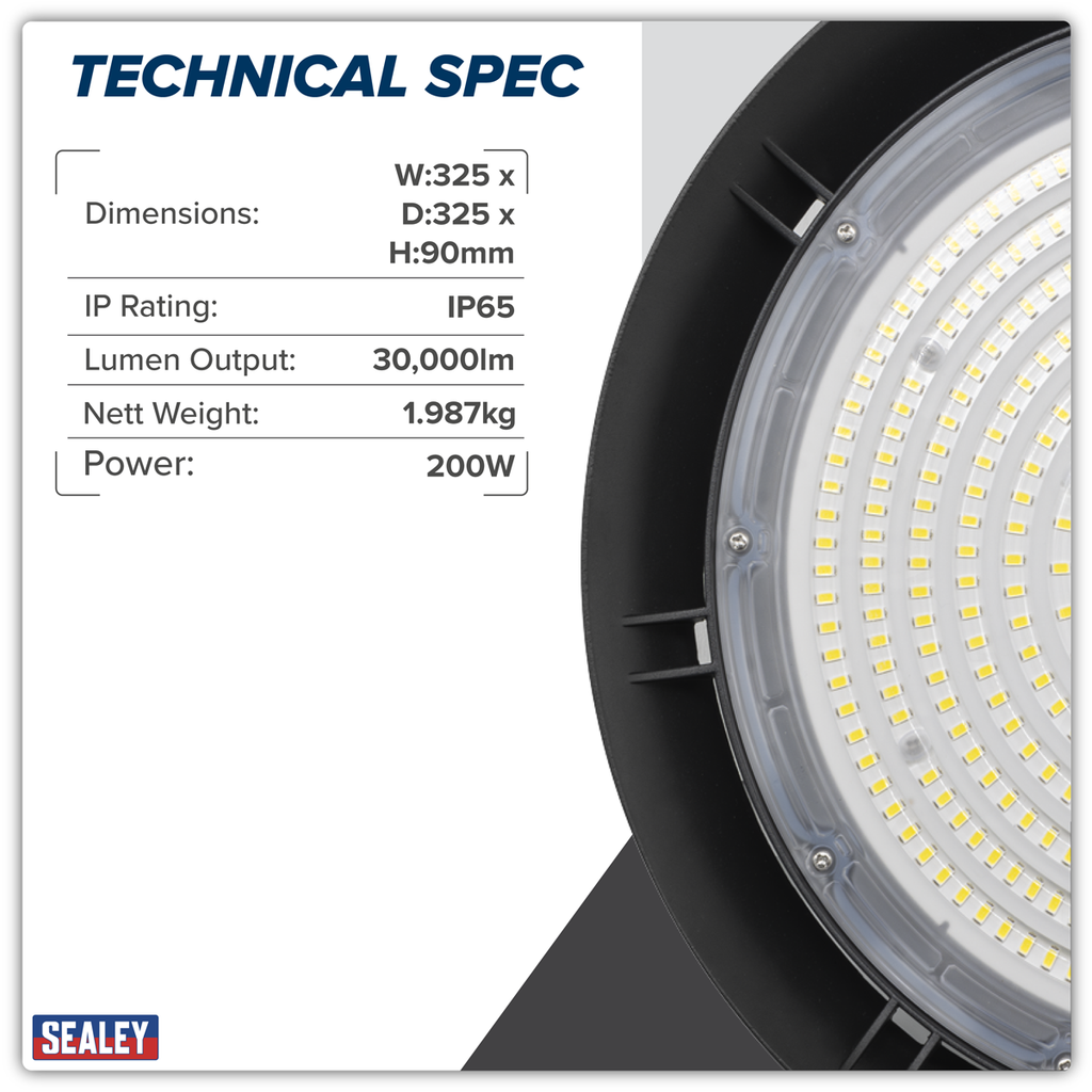200W LED High Bay Light 6000K LED200HB