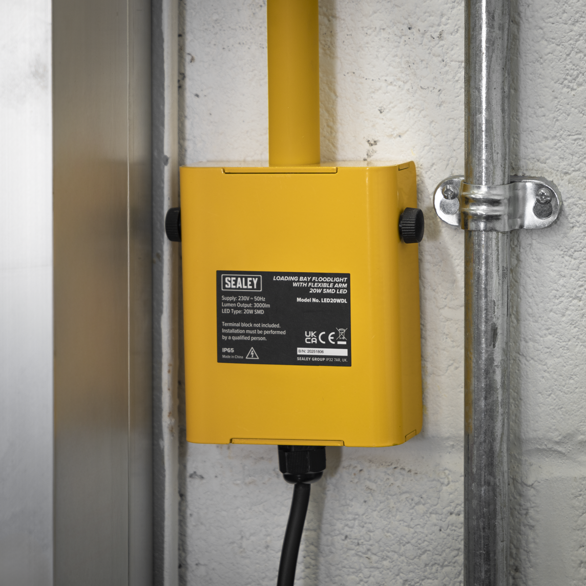 Loading Bay Floodlight with Flexible Arm 20W SMD LED LED20WDL