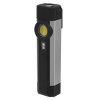 Rechargeable Aluminium Pocket Light with UV 3W COB & 1W SMD LED LED220UV