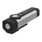 Rechargeable Aluminium Pocket Light with UV 3W COB & 1W SMD LED LED220UV
