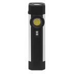 Rechargeable Aluminium Pocket Light with UV 3W COB & 1W SMD LED LED220UV