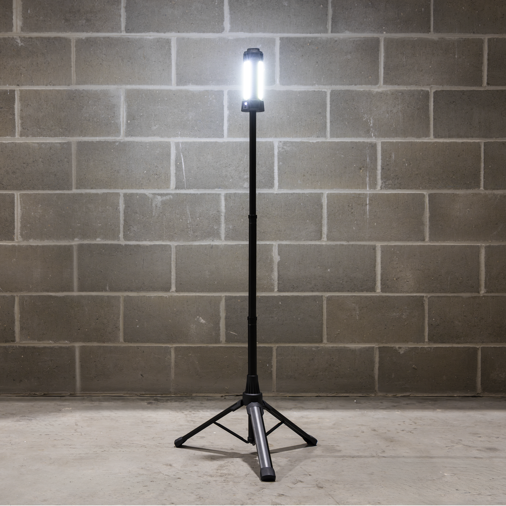 Rechargeable Flexible Floodlight with Tripod 24W COB LED & 5W SMD LED LED240