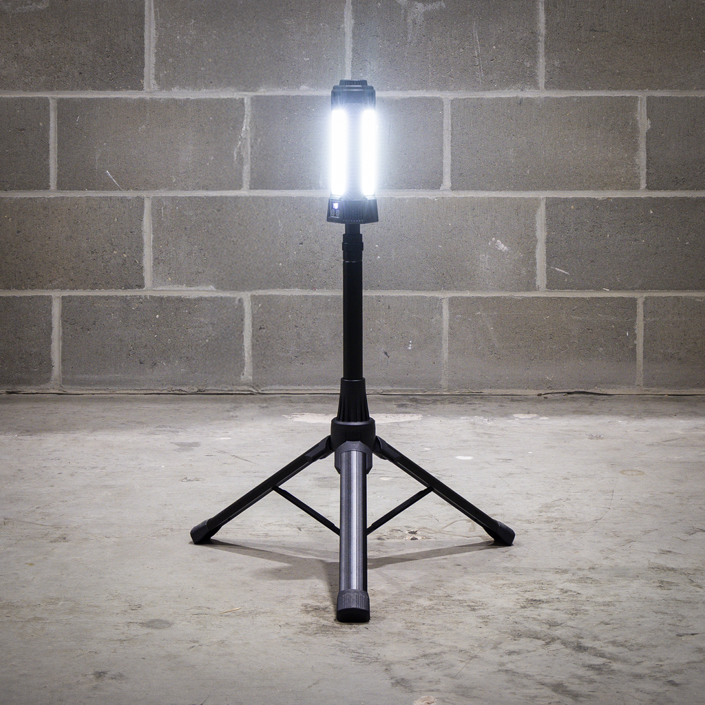 Rechargeable Flexible Floodlight with Tripod 24W COB LED & 5W SMD LED LED240