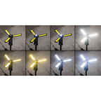 Rechargeable Flexible Floodlight with Tripod 24W COB LED & 5W SMD LED LED240