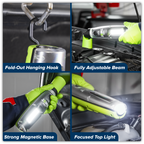 LED Twist® Rechargeable Inspection Light with Power Bank 20W COB & 3W SMD LED LED3001G