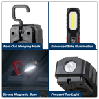 Rechargeable Inspection Light 3W COB & 2W SMD LED LED301