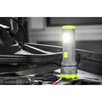 Rechargeable Dual Mode Hand Torch 3W & 2W COB LED LED302