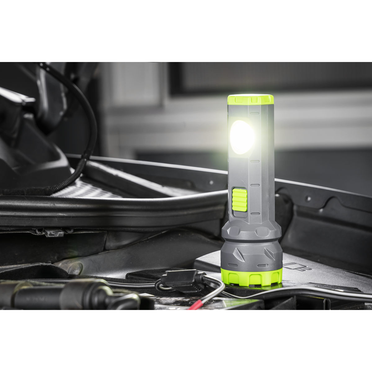 Rechargeable Dual Mode Hand Torch 3W & 2W COB LED LED302