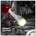 Rechargeable Dual Mode Hand Torch 3W & 2W COB LED LED302