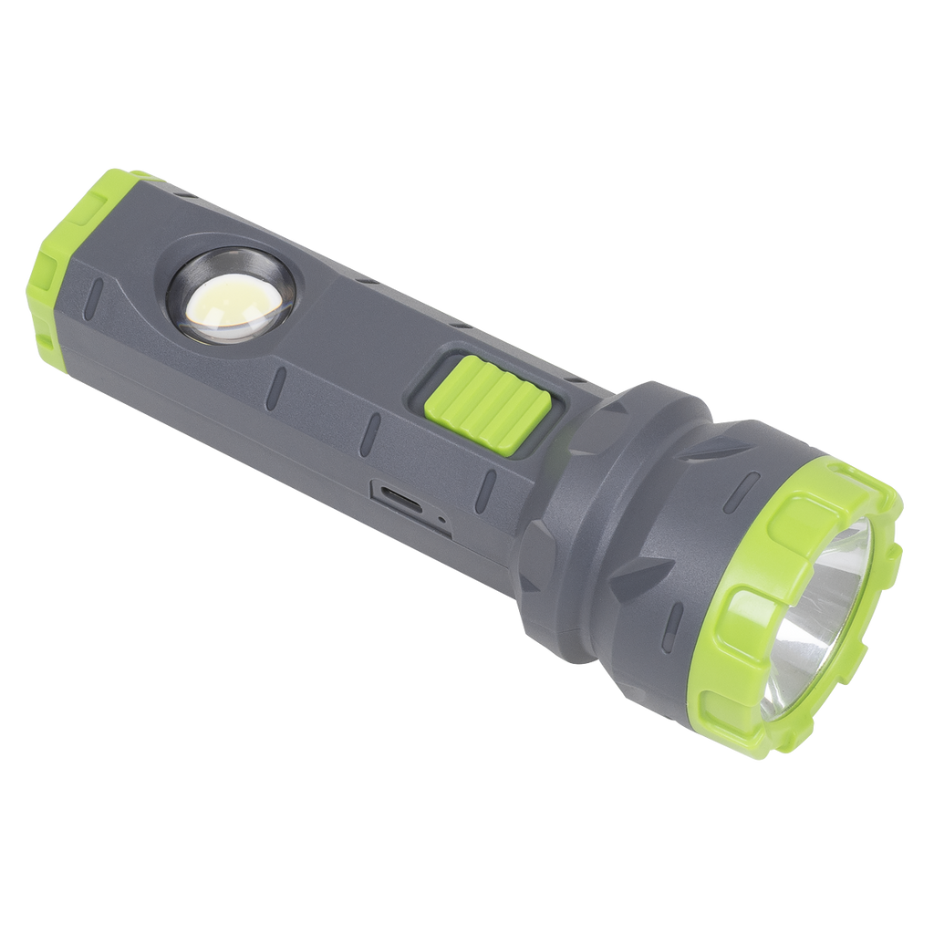 Rechargeable Dual Mode Hand Torch 3W & 2W COB LED LED302